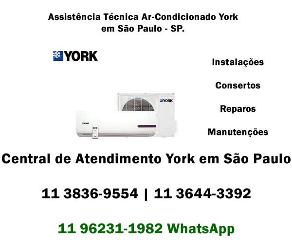 assistência técnica ar-condicionado York em São Paulo